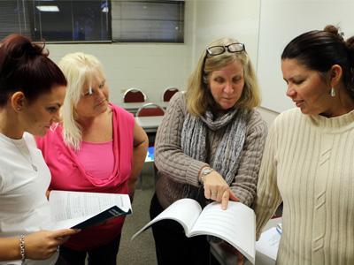 students having discussion